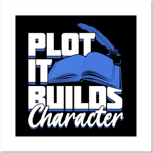 Plot It Builds Character Book Author Gift Posters and Art